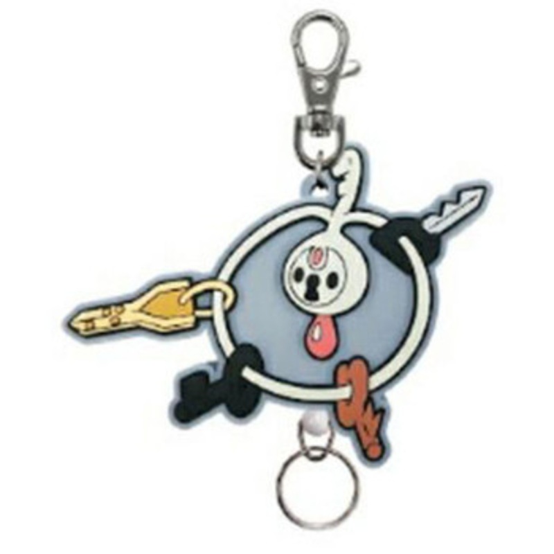 SK Japan Pokemon Rubber Reel Key Holder Klefki