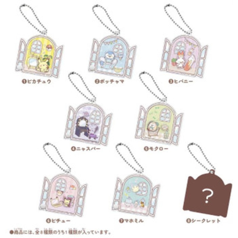 Takara Tomy Pokemon PokePeace Acrylic Charm Collection (BOX)