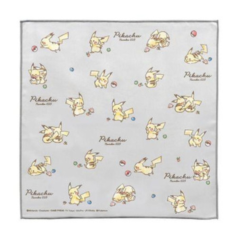Pokemon Center Lunch Cloth Pikachu Number 025 Outing Weather
