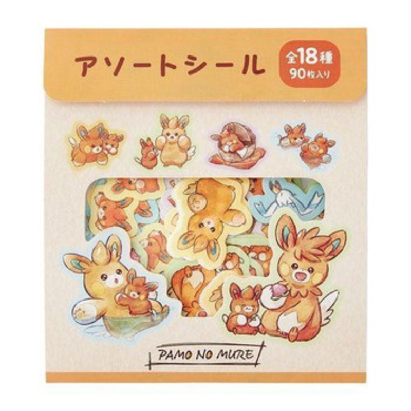 Pokemon Center Original Assorted Seal PAMO NO MURE