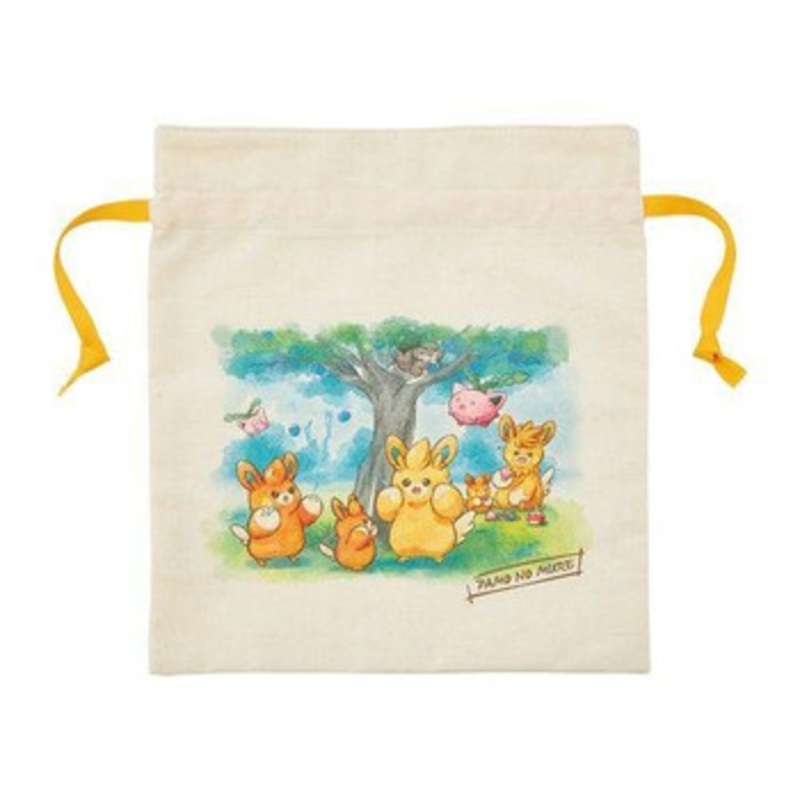 Pokemon Center Original Canvas Drawstring Bag Pamo No Mure