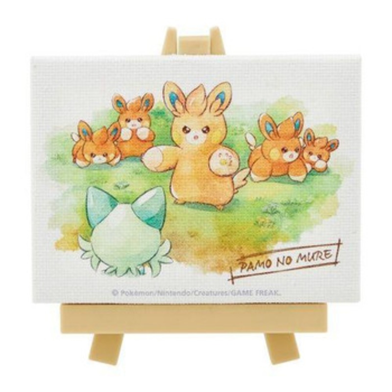 Pokemon Center Original Mini Art With Easel PAMO NO MURE Encounter