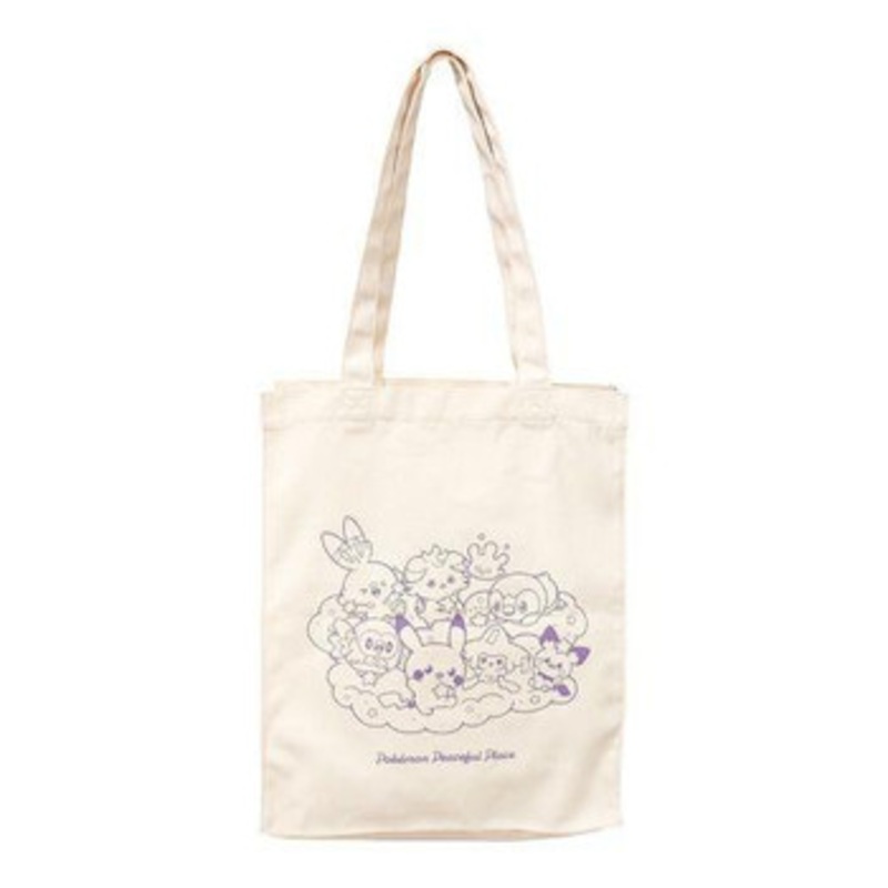 Pokemon Center Square Tote Bag Hoshizora PokePeace