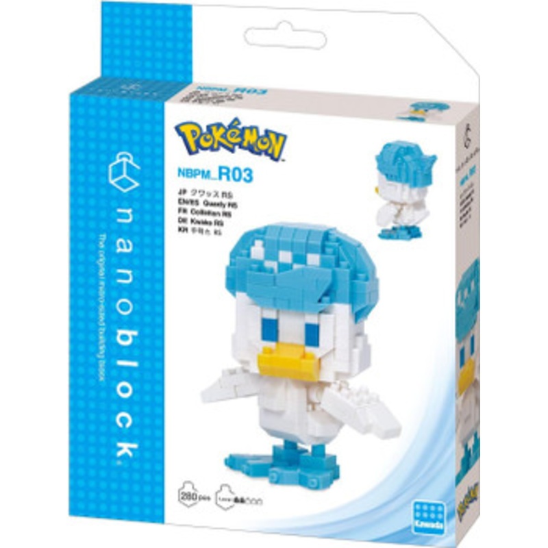Kawada nanoblock Pokemon Quaxly