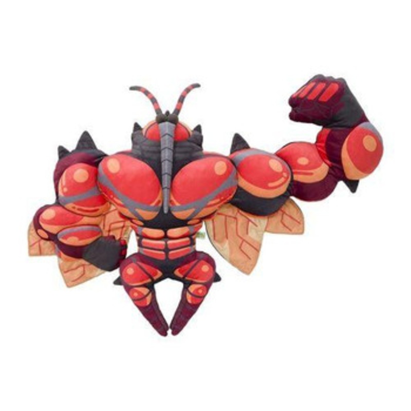 Pokemon Center Original Arm Pillow Plush BUG OUT! Buzzwole