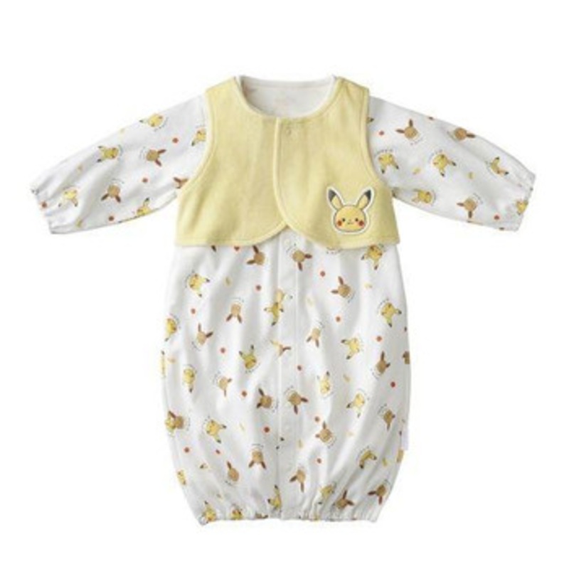 Pokemon Center Original Monpoke Coveralls with Vest Cream