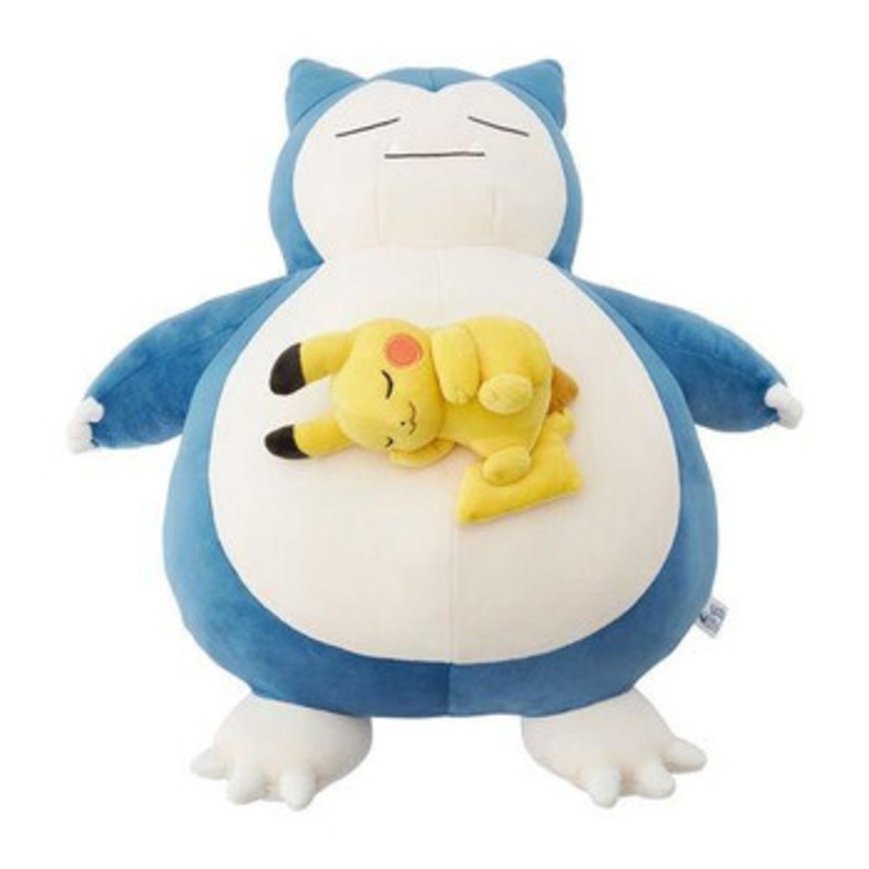 Pokemon Center Original Plush Pokemon Sleep Good Night Snorlax And Pikachu