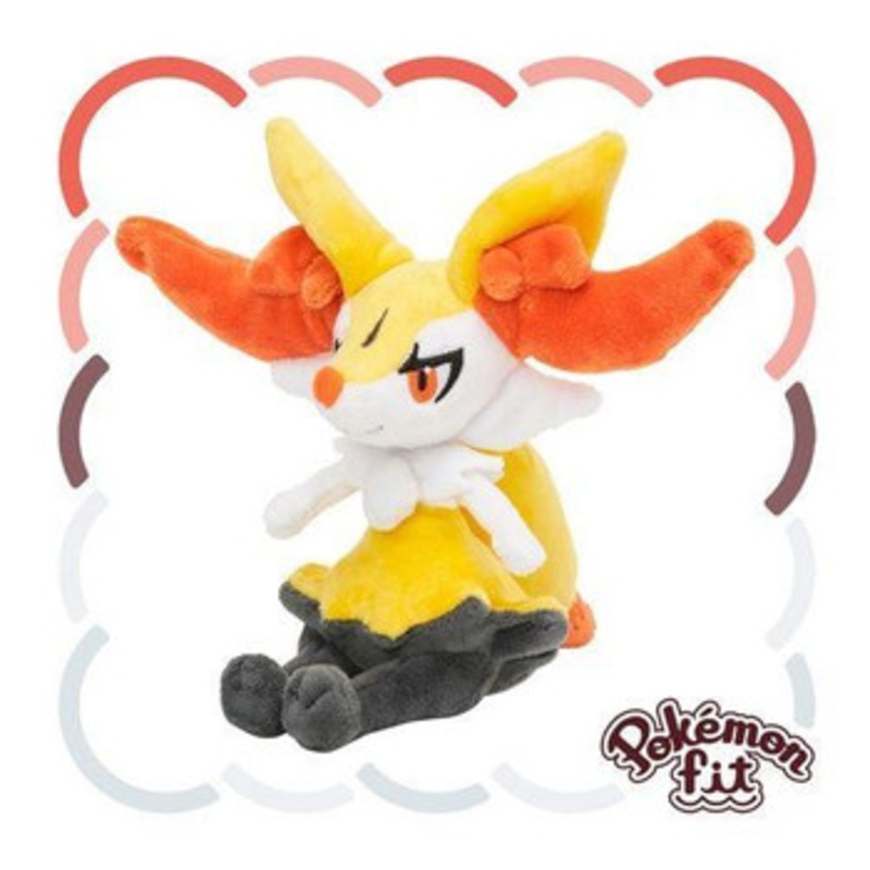 Pokemon Center Original Plush Toy Pokemon Fit Braixen