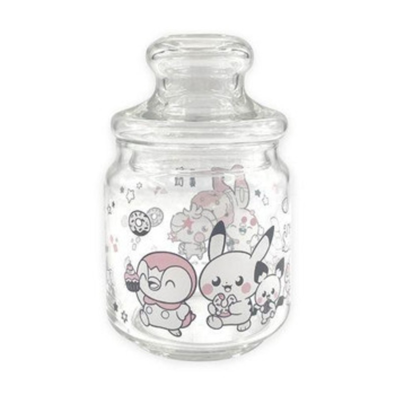 Pokemon Center Original PokePeace Glass Canister (Sweet Shop)