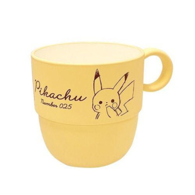 Pokemon Center Stacking Cup Mini Pikachu Number 025 Pikachu Yellow