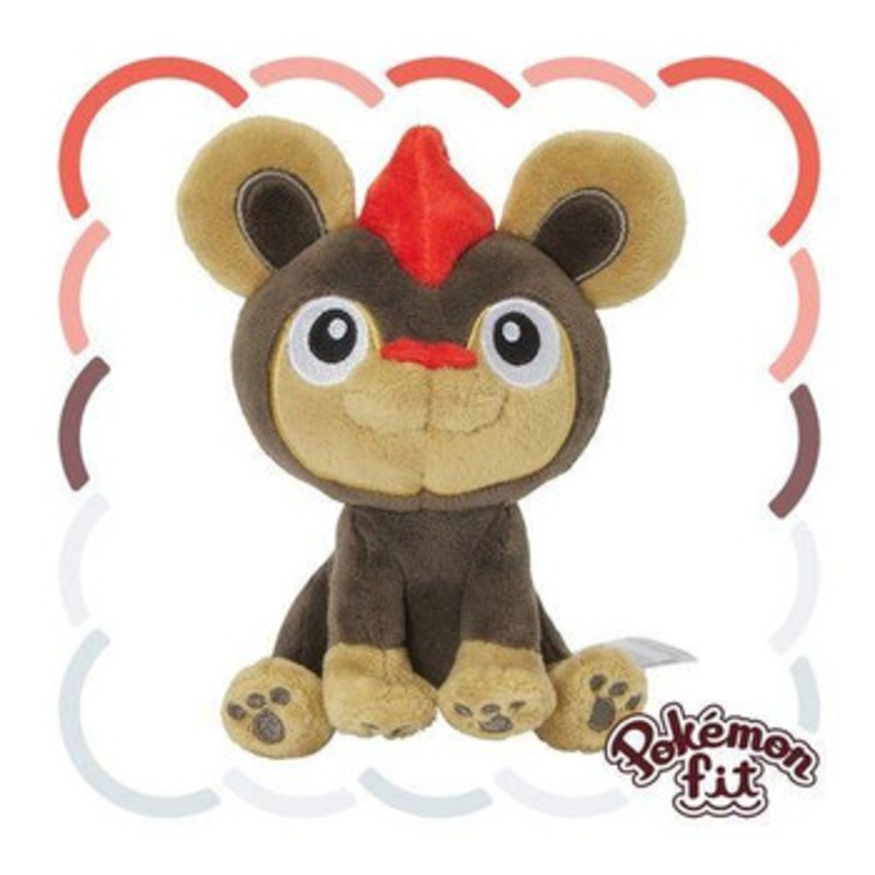Pokemon Center Original 667 Plushie Pokemon Fit Litleo