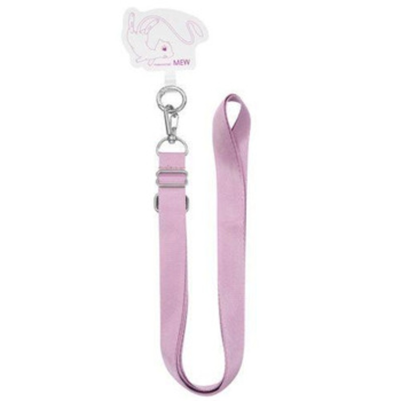Pokemon Center Original Phone Ring Attachment Plus Strap Mew