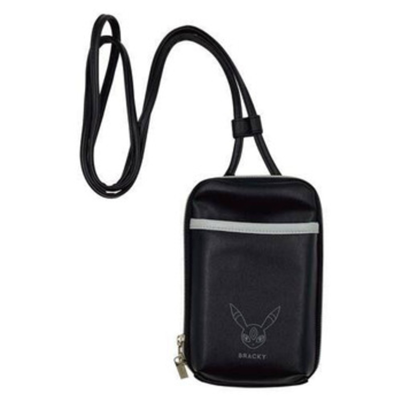 Pokemon Center Original Shoulder Zip Bag Pikachu Black