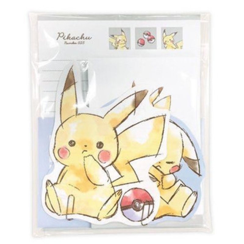 Pokemon Center Original Stationary Set Pikachu number025 Komawari Set