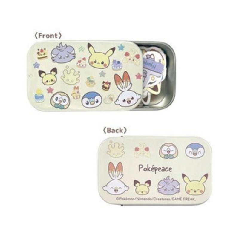 Pokemon Center Sticker Can Collection 2 Sweets Shop PokePeace