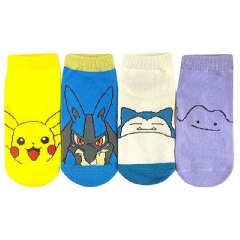 Pokemon Center Character Socks 4P Bundle C Ladies (23-25cm)