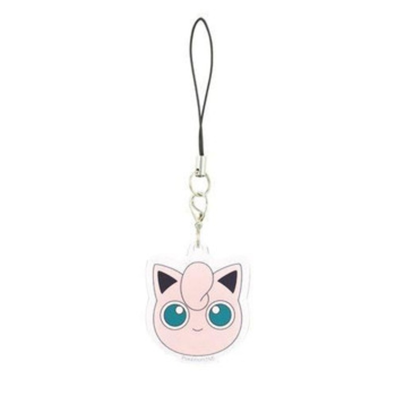 Pokemon Center Mobile Acrylic Strap Jigglypuff