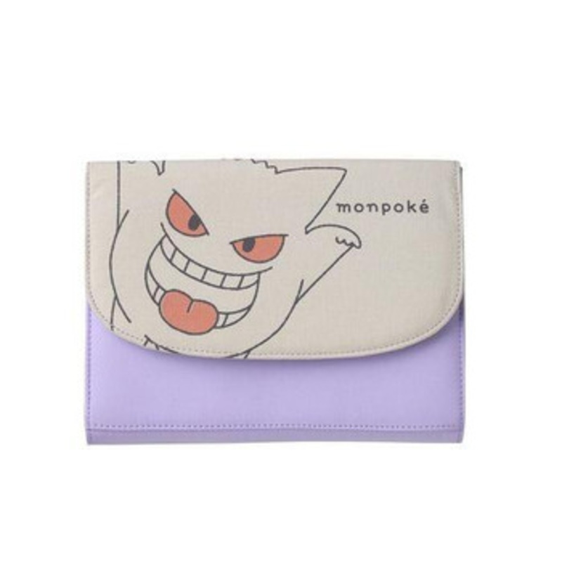 Pokemon Center Monpoke Jigglypuff Mother and Child Health Handbook Case Purple Gengar