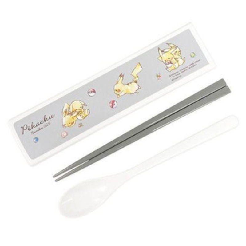 Pokemon Center Original Chopstick and Spoon Set Pikachu Number 025 – Outing Weather