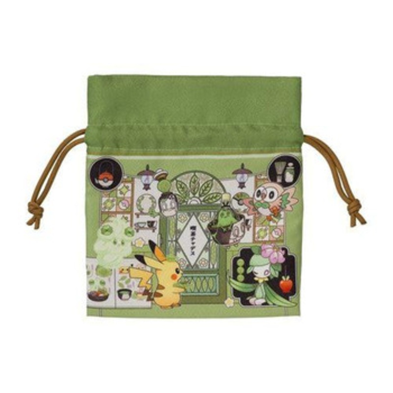 Pokemon Center Original Drawstring Pouch Cafe Scene (Chadesu!)