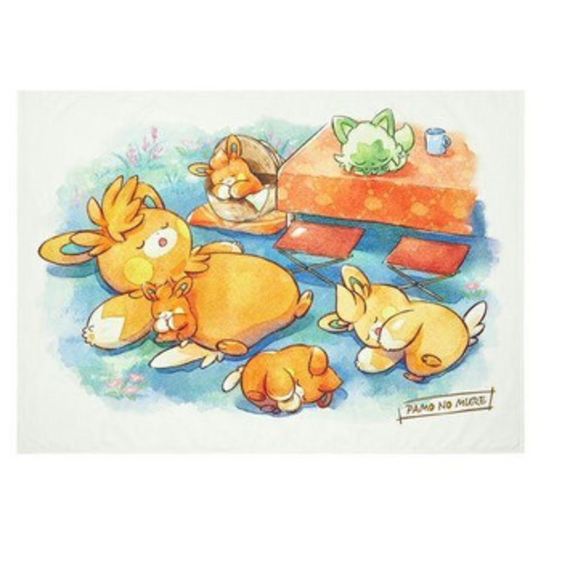 Pokemon Center Original Gauze Blanket PAMO NO MURE