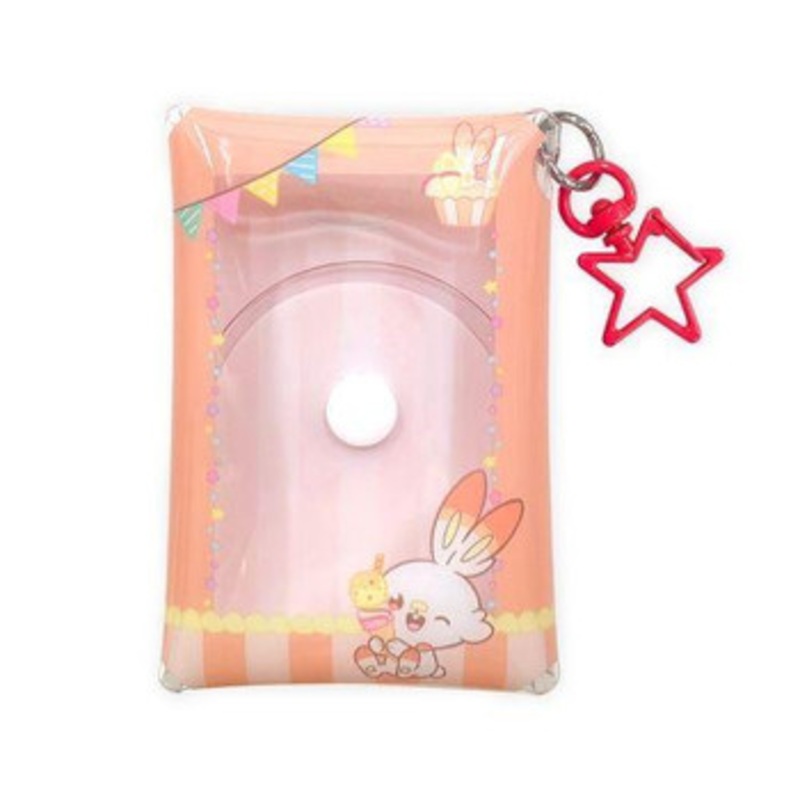 Pokemon Center Original PokePeace Clear Photo Case Scorbunny (Sweets Shop)