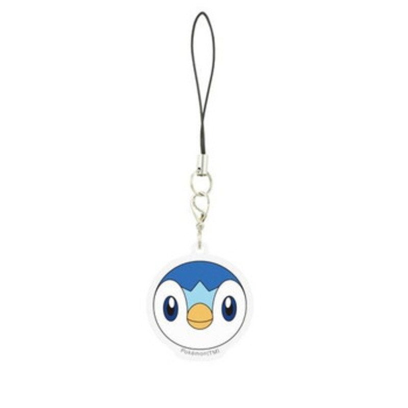 Pokemon Center Original Acrylic Strap Piplup Face