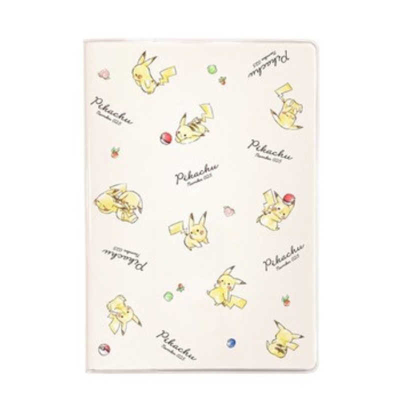 Pokemon Center Original B6 Monthly Schedule Planner Pikachu number025 Pikachu Pattern