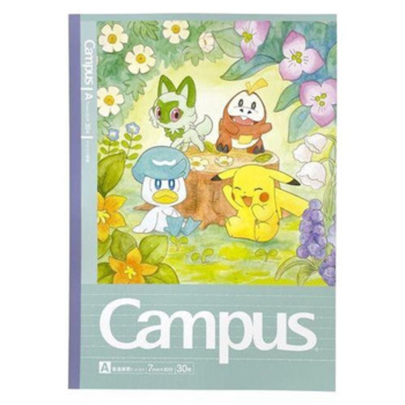 Pokemon Center Original Campus Ruled Notebook Design A (One-Scene Art Series)