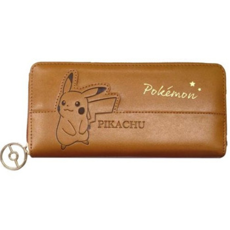 Pokemon Center Original Long Purse Embossed Pikachu