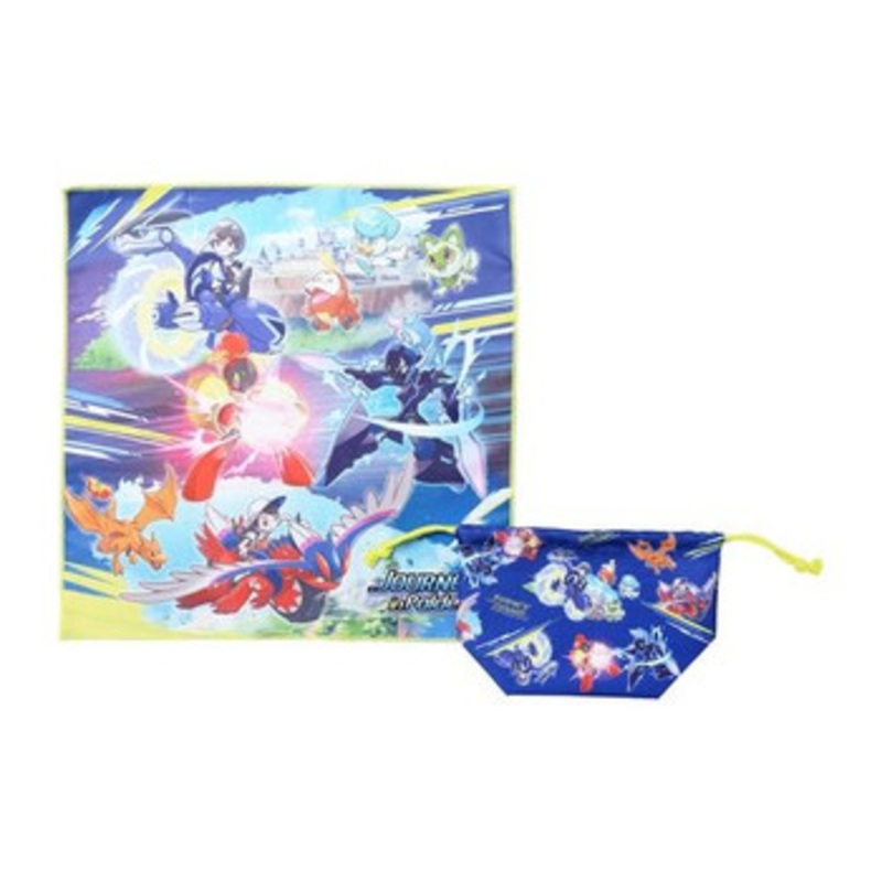 Pokemon Center Original Lunch Drawstring Bag with Lunch Cloth – JOURNEY in Paldea