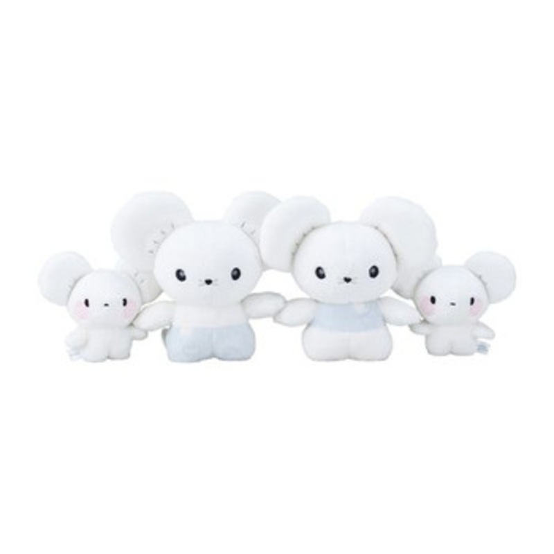 Pokemon Center Original Magnetic Plush Doll Family of Four Maushold (WAKKA de IKKA)