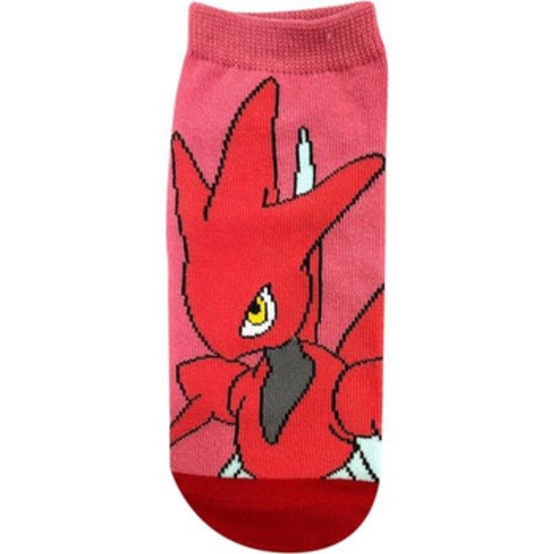 Pokemon Center Original Pokemon Center Ladies Socks – Carax Scizor Battle Stance (23~25cm)