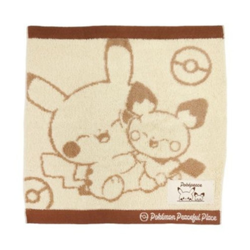 Pokemon Center Original PokePeace Mini Towel (Beige)