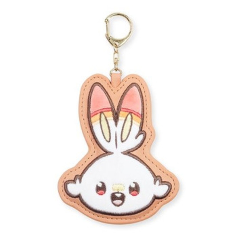 Pokemon Center Original PokePeace Soft Embroidery Keychain – Scorbunny