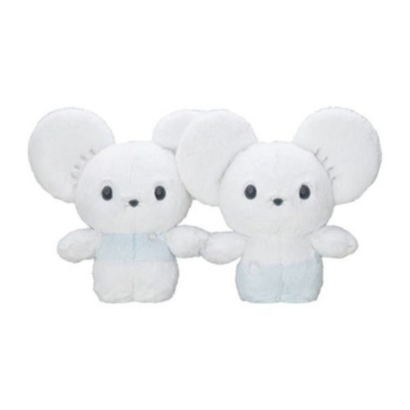 Pokemon Center Original Super Fluffy Plush Toy Tandemaus