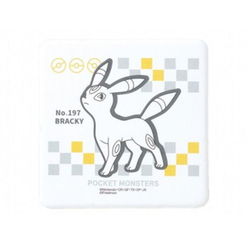 Pokemon Center Original Water Absorbent Ceramic Square Coaster / Umbreon