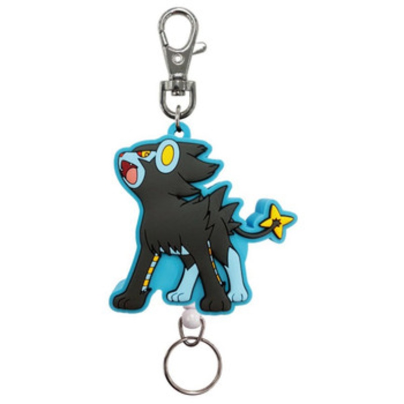 SK JAPAN Pokemon Center Rubber Reel Keychain Luxray