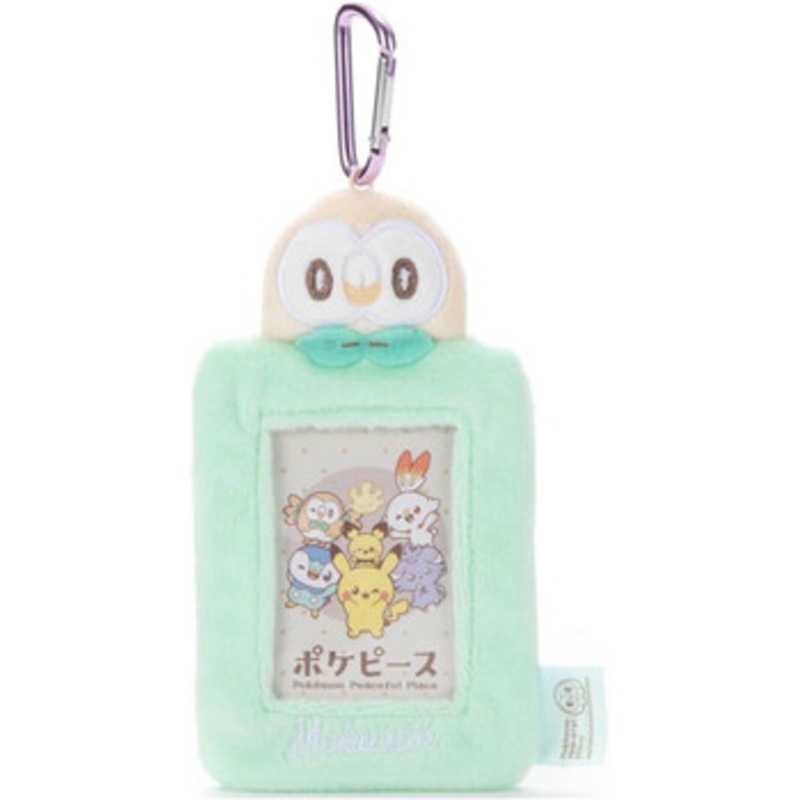 Takara Tomy Pokemon Pokepiece Plush Card Case Rowlet