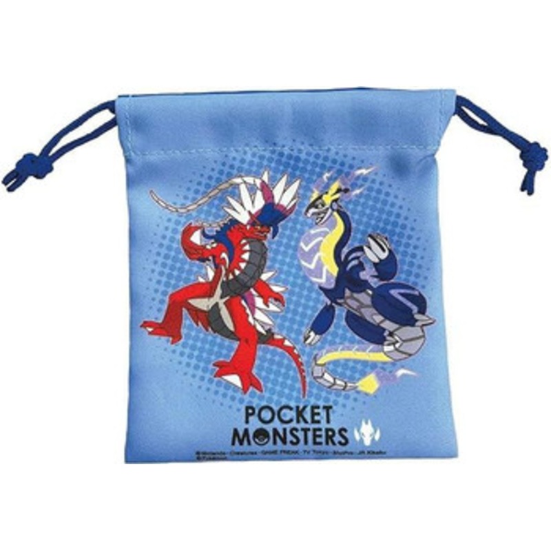 Unique730 Pokemon Center Drawstring Pouch in Poke Ball Koraidon & Miraidon