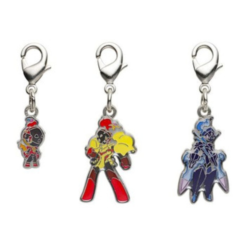 Pokemon Center Original Nationwide Pokedex Metal Charm Set / Charcadet Armarouge Ceruledge (935, 936, 937)