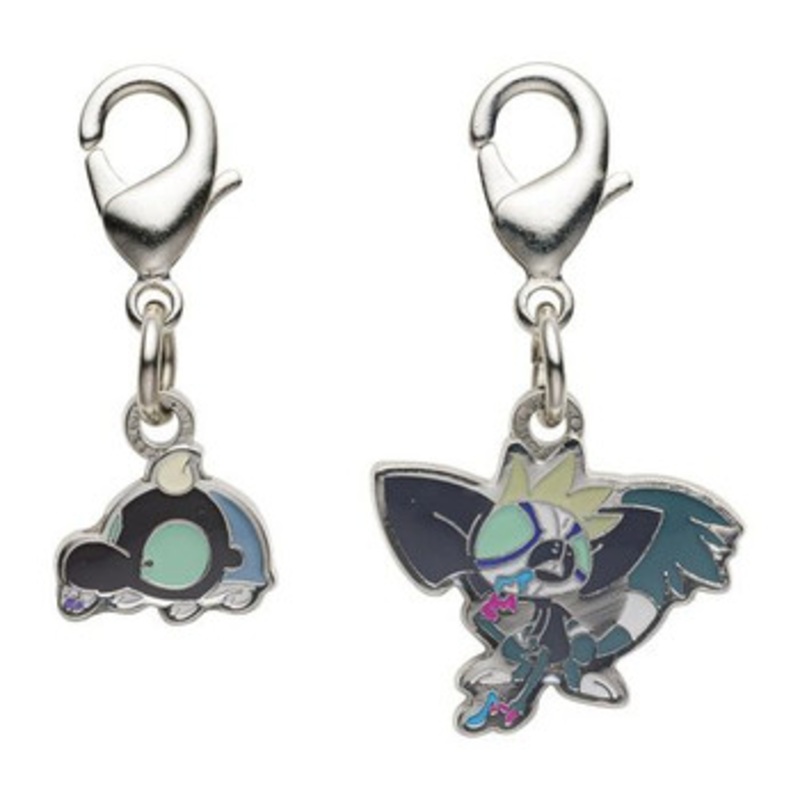 Pokemon Center Original Nationwide Pokedex Metal Charm Set / Shroodle Grafaiai (944, 945)