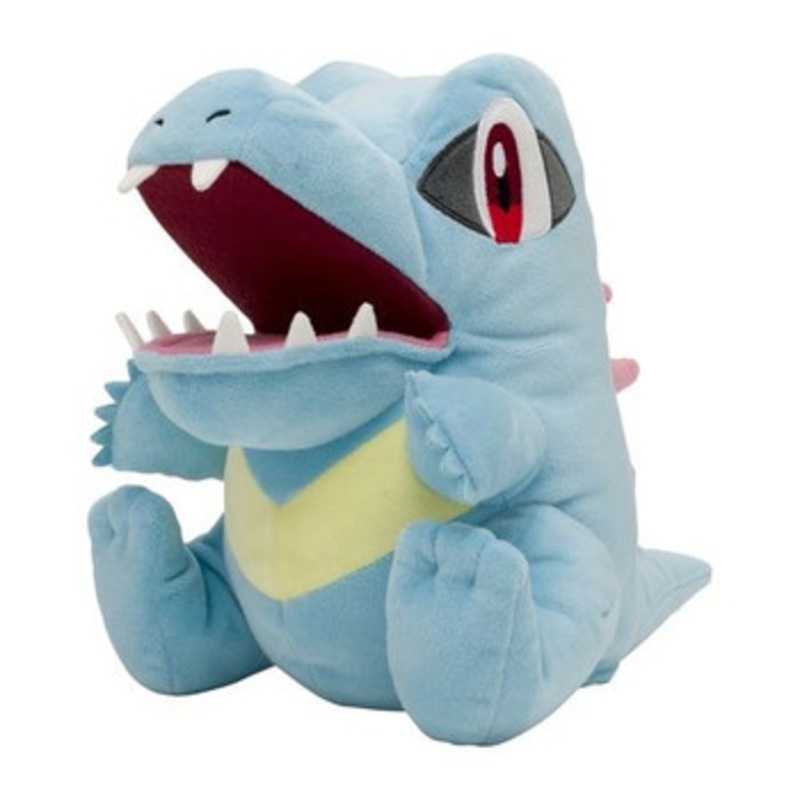 Pokemon Center Original Plush Puppet – Totodile (Bite Squad)