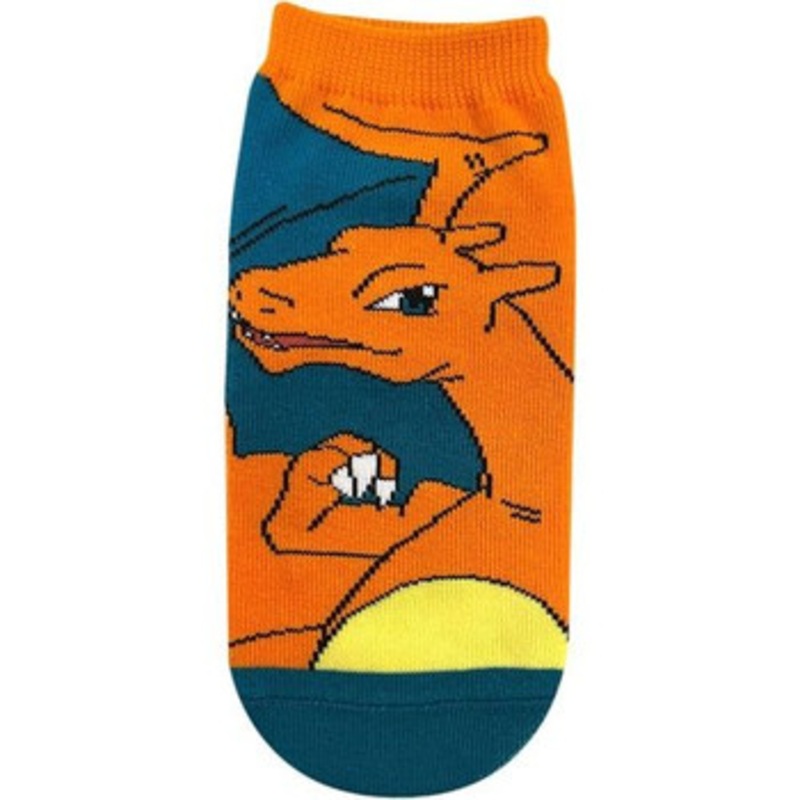 Pokemon Center Original Pokemon Center Kids Socks – Carax Charizard Battle Stance (15~21cm)