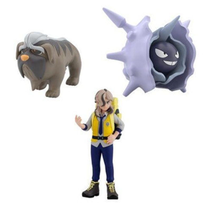 Pokemon Center Original Pokemon Scale World Paldea Region Arven / Mabosstiff / Cloyster (Shokugan)