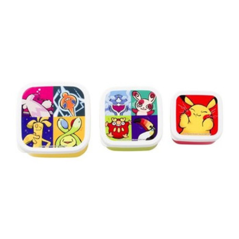 Pokemon Center Original Set of 3 Lunch Box (What’s your charm point?)