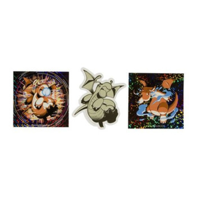 Pokemon Center Original Sticker Set Hyper Beam Dragonite