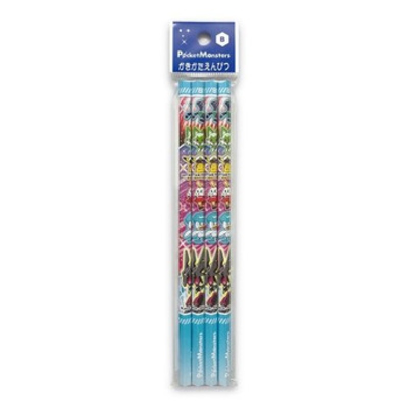 Showa Note Pokemon Kakikata Pencil B 4 Pack