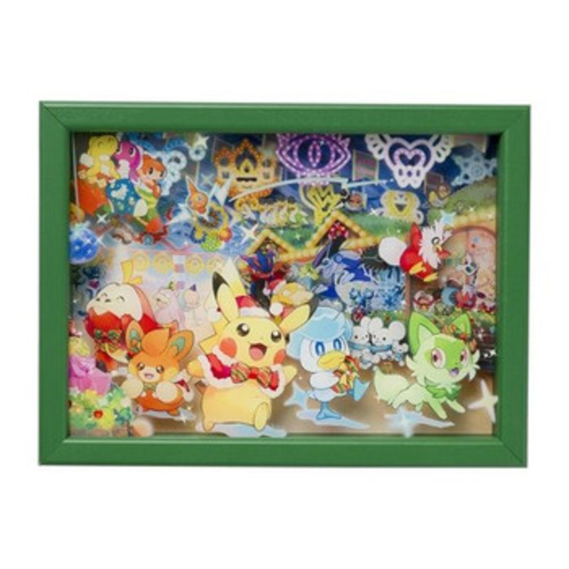 Pokemon Center Original Acrylic Art with Frame (Paldea’s Christmas Market)