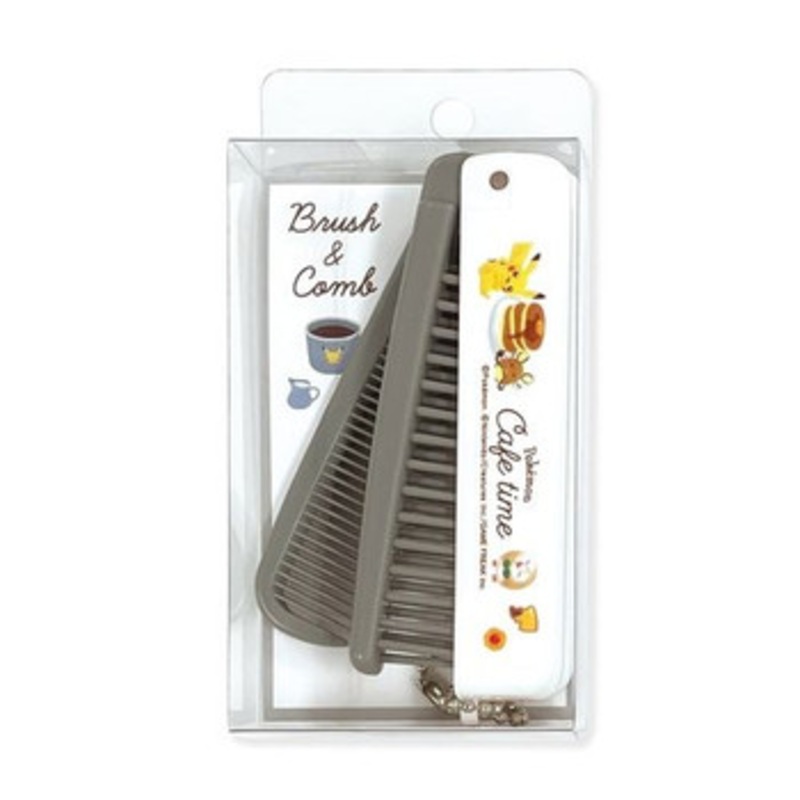 Pokemon Center Original Folding Brush & Comb – Pikachu and Pancake